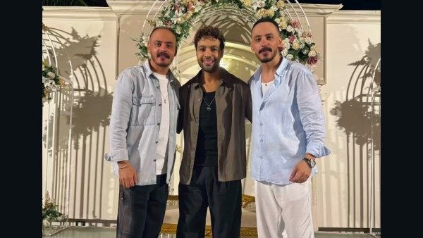 أحمد جمال يحتفل وسط أهله فى طنطا قبل حفل زفافه الرسمي أحمد جمال يحتفل وسط أهله فى طنطا قبل حفل زفافه الرسمي