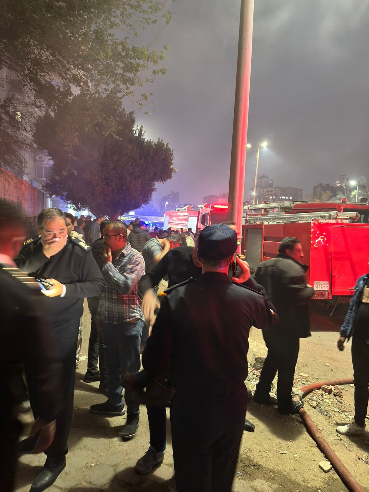 حريق مصنع ملابس سرايا القبة (5) حريق مصنع ملابس سرايا القبة (5)