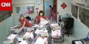 اخترن البقاء وحماية الأطفال الرضع.. شاهد رد فعل ممرضات عند وقوع زلزال تايوان المدمر