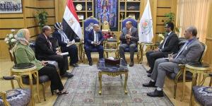 رئيس جامعة المنصورة يستقبل الملحق الثقافي الليبي لتعزيز سبل التعاون المشترك