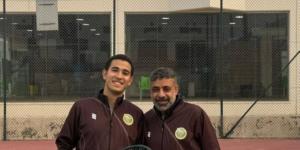 زيد فهمي لاعب السلام ثالث البطولة التصنيفية الأولى للرجال في التنس الأرضي - المساء الاخباري