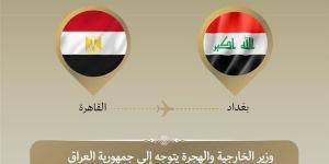 وزير الخارجية يتوجه للعراق لبحث التطورات الإقليمية