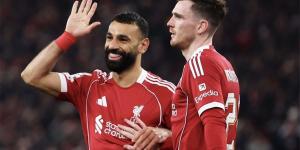 خطوة أولى من ليفربول لتكريم محمد صلاح وروبرتسون