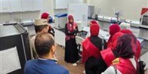 وفد طلابي من كليتي الزراعة والطب البيطري بجامعة المنوفية في جولة لمجمع متكامل للإنتاج الحيواني