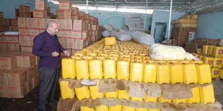 ضبط 33 طنًا من زيت الطعام غير الصالح للاستهلاك الآدمي بالشرقية