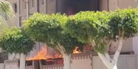 الحماية المدنية تسيطر على حريق بمبنى نقابة المحامين في السويس | فيديو