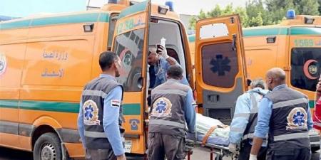 مصرع شخصين وإصابة 15 آخرين في انقلاب ميكروباص بطريق الأربعين بنجع حمادي