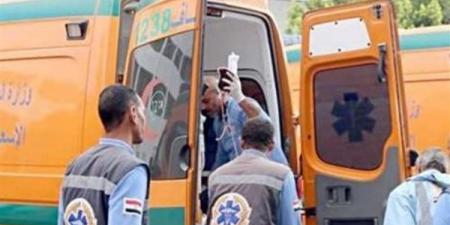 إصابة 4 أشخاص إثر تصادم ميكروباص وسيارة ربع نقل على طريق الإسكندرية الدائري | فيديو