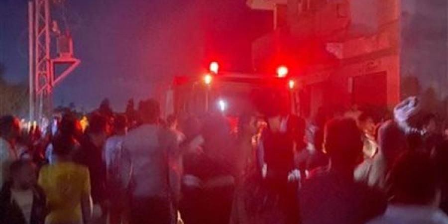 حريق هائل في مستودع أنابيب بالإسكندرية