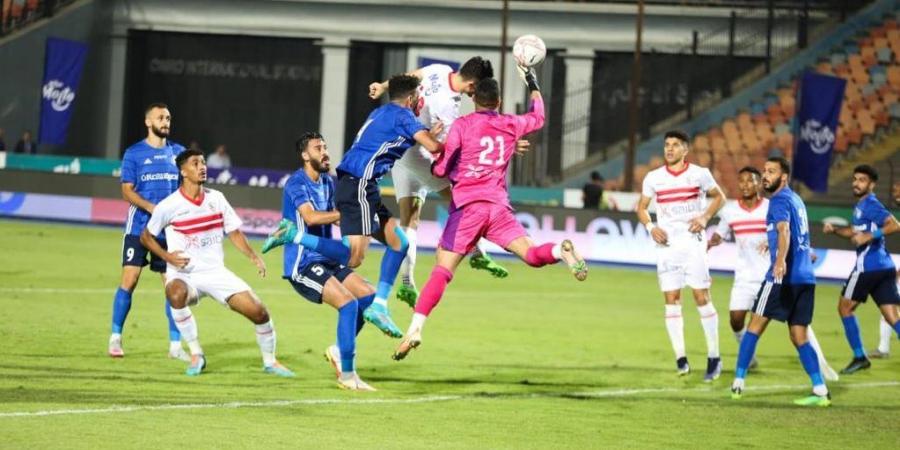 تحفظ دفاعي من سموحة والزمالك بعد مرور 35 دقيقة