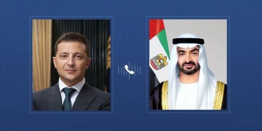 رئيسا الإمارات وأوكرانيا يبحثان علاقات التعاون والتطورات بالمنطقة