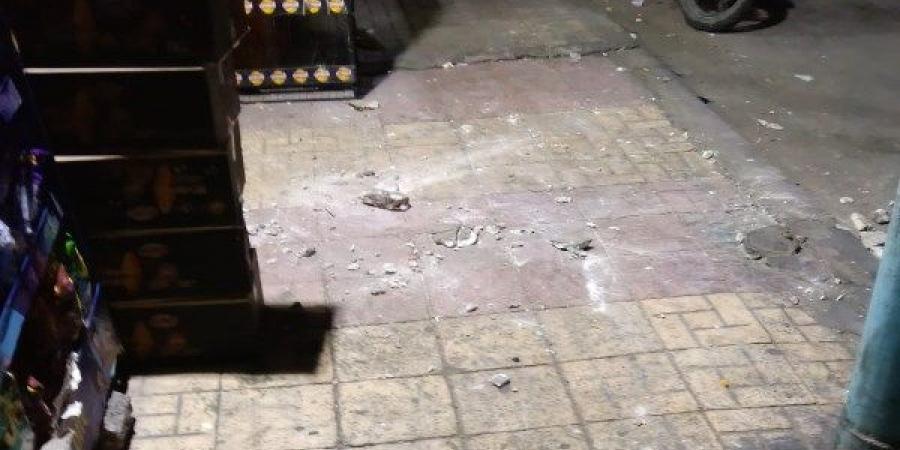 سقوط جزء من شرفة عقار بمنطقة اللبان دون إصابات