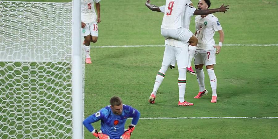 فيديو | رأسية قاتلة.. عيسى ديوب يسجل هدف تعادل المغرب أمام هولندا