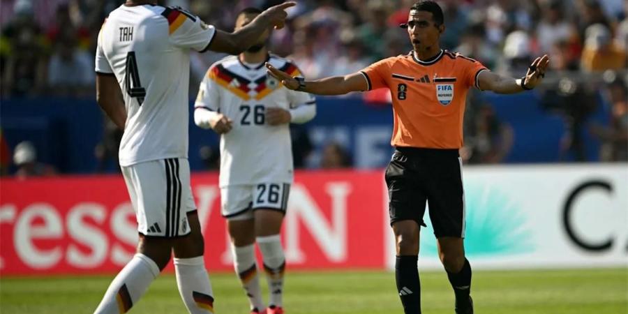 دون المستوى.. شبكة تحكيمية تنتقد أداء جلال جيد في مباراة ألمانيا وباراجواي