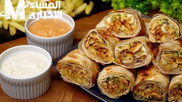 شاورما الفراخ زي المطاعم طريقة تحضير سهلة وطعم غني في المنزل