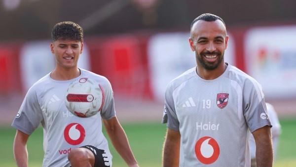 الاهلي يشهد انتظام أفشة ومحمد عبد الله في التدريبات الجماعية