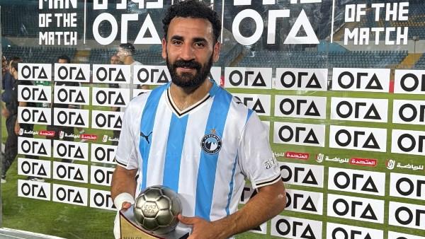 مهند لاشين يتألق كأفضل لاعب في مواجهة بيراميدز والمصري