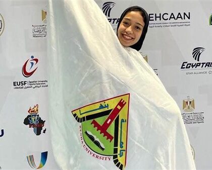 جامعة بنها تتصدر البطولة الإفريقية للجامعات وتحقق الميدالية الذهبية في تنس الطاولة