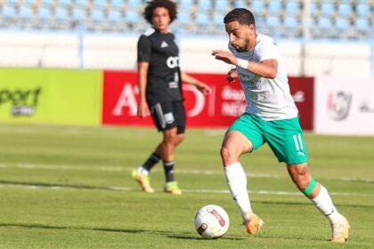 الشوط الأول ينتهي بالتعادل السلبي بين المصري والاتحاد السكندري في الدوري