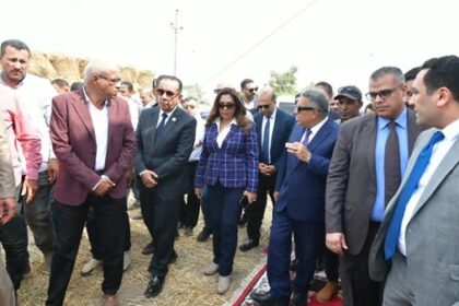 افتتاح أعمال تطوير مجزر بلقاس بحضور وزيرة التنمية المحلية والبيئة ومحافظ الدقهلية