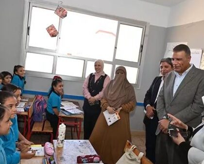 محافظ جنوب سيناء يستعرض تقدم أعمال توسيع مدرسة جيل أكتوبر في شرم الشيخ استعدادًا لافتتاح الإعدادية