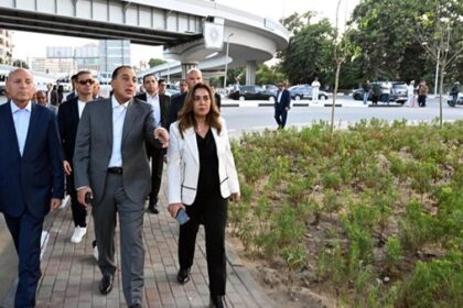 رئيس الوزراء يقوم بجولة تفقدية لمشروعات الزراعة والتشجير في محافظة القاهرة