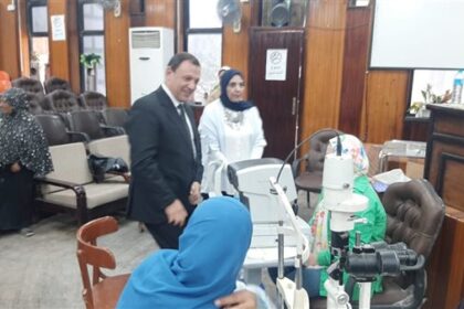 قافلة طبية مجانية لتخصص العيون للعاملين في الحقل التعليمي بتنظيم من إدارة تكافؤ الفرص بتعليم بني سويف