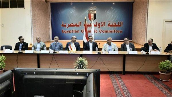 وزير الرياضة يتناول مع اللجنة الأولمبية استعدادات المنتخبات الوطنية لأولمبياد الشباب 2026 في داكار ولوس أنجلوس