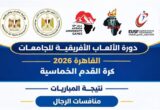 عين شمس تحقق فوزاً ساحقاً على بنها الأهلية بسبعة أهداف في بطولة كرة القدم الخماسية