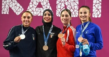 مصر تحقق رقماً قياسياً جديداً في المتوسط وتتصدر قائمة أفضل 5 في تارانتو