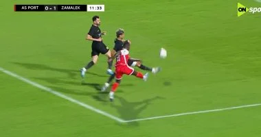 الزمالك يتقدم على إي إس بورت الجيبوتي بهدف مبكر في أول 15 دقيقة