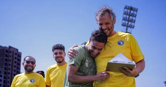 الشيبى يتوّج بجائزة «هرم» أغسطس في بيراميدز بتصويت اللاعبين