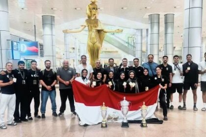 استقبال رسمي حافل لمنتخب الكاراتيه بعد الفوز بلقب البطولة الأفريقية