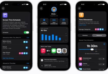 لحماية الأبناء.. أبل تطلق حزمة ميزات الأمان الأسري عبر هواتف iPhone عالميًا