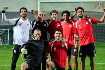 مران منتخب مصر استشفائي وتقسيمات تكتيكية استعدادًا لتصفيات أفريقيا