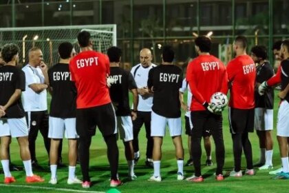 منتخب مصر يبدأ تدريباته في مركز المنتخبات استعدادًا لتصفيات أمم أفريقيا