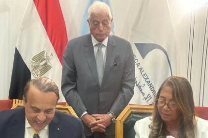 خالد فودة يشهد توقيع شراكة جديدة بين الاتحاد المصري للدارتس ونادي بايونيرز