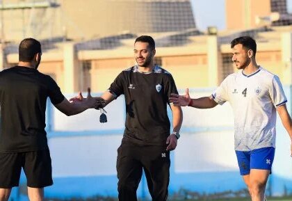 أحمد شوشة يستأنف التأهيل مع غزل المحلة بعد تعافيه من إصابة السمانة