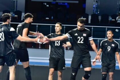 منتخب الكرة الطائرة يتقابل مع الجزائر في ربع نهائي بطولة إفريقيا القوية