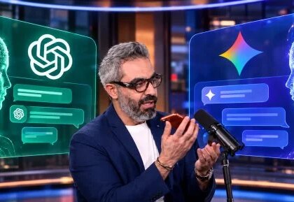 منافسة شديدة واتهامات متبادلة بين Chatgpt وGemini في بث مباشر، من كان الأبرز؟