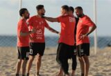 منتخب الكرة الشاطئية يبدأ التدريب صباحًا تحضيرًا لمباراة أنجولا