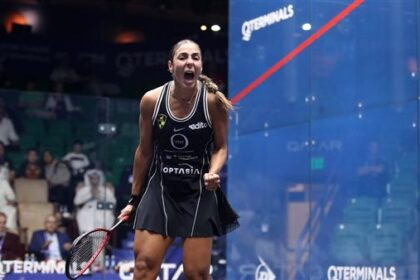 هنية الحمامي تصل إلى نهائي بطولة قطر كلاسيك 2026 للاسكواش