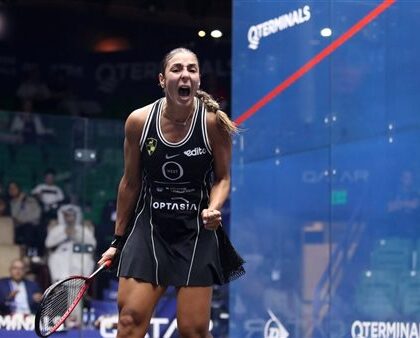 هنية الحمامي تصل إلى نهائي بطولة قطر كلاسيك 2026 للاسكواش