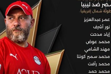وائل رياض شيتوس يكشف عن تشكيلة منتخب الشباب لمواجهة ليبيا