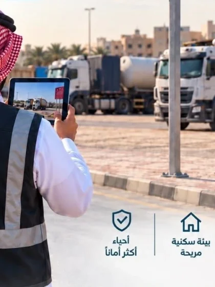 بلدية الجبيل تسجل أكثر من 1100 مخالفة لوقوف الشاحنات في الأحياء السكنية