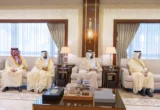 استقبال نائب أمير الشرقية لرئيس جامعة الإمام عبد الرحمن بن فيصل