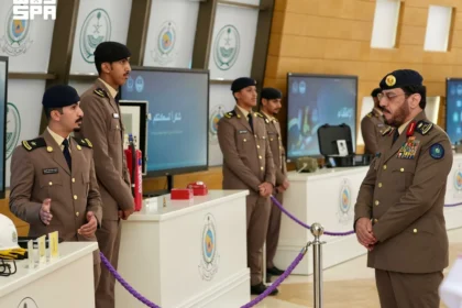 تخريج 155 ضابطاً من الدورة الخامسة والخمسين للدفاع المدني