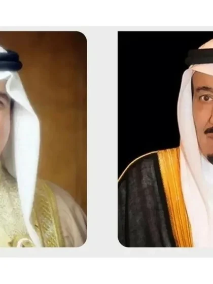 تهنئة القيادة البحرينية لخادم الحرمين الشريفين وولي العهد بمناسبة اليوم الوطني السعودي
