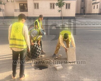 رئيس جهاز حدائق العاشر يراقب تقدم أعمال إصلاح الصرف ويشدد على أهمية الحفاظ على الممتلكات