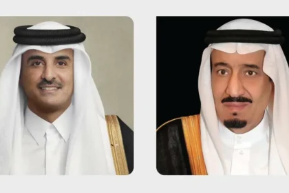 القيادة القطرية تقدم تهانيها لخادم الحرمين الشريفين بمناسبة اليوم الوطني السعودي